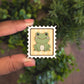 Mini postage stamp - frog