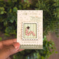 Mini postage stamp - worm
