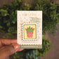 Mini postage stamp - plant