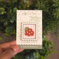 Mini postage stamp - strawberry