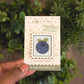 Mini postage stamp - blueberry