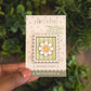 Mini postage stamp - daisy