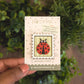Mini postage stamp - ladybird