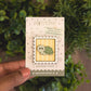 Mini postage stamp - turtle