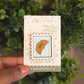 Mini postage stamp - croissant