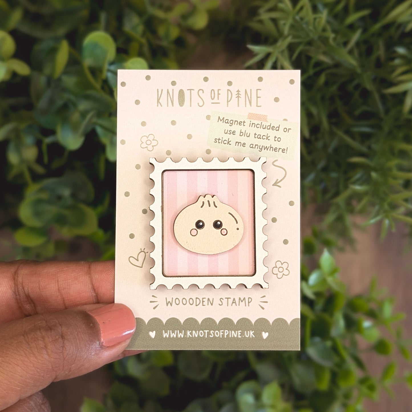 Mini postage stamp - dumpling