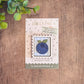Mini postage stamp - blueberry