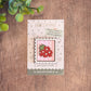 Mini postage stamp - strawberry
