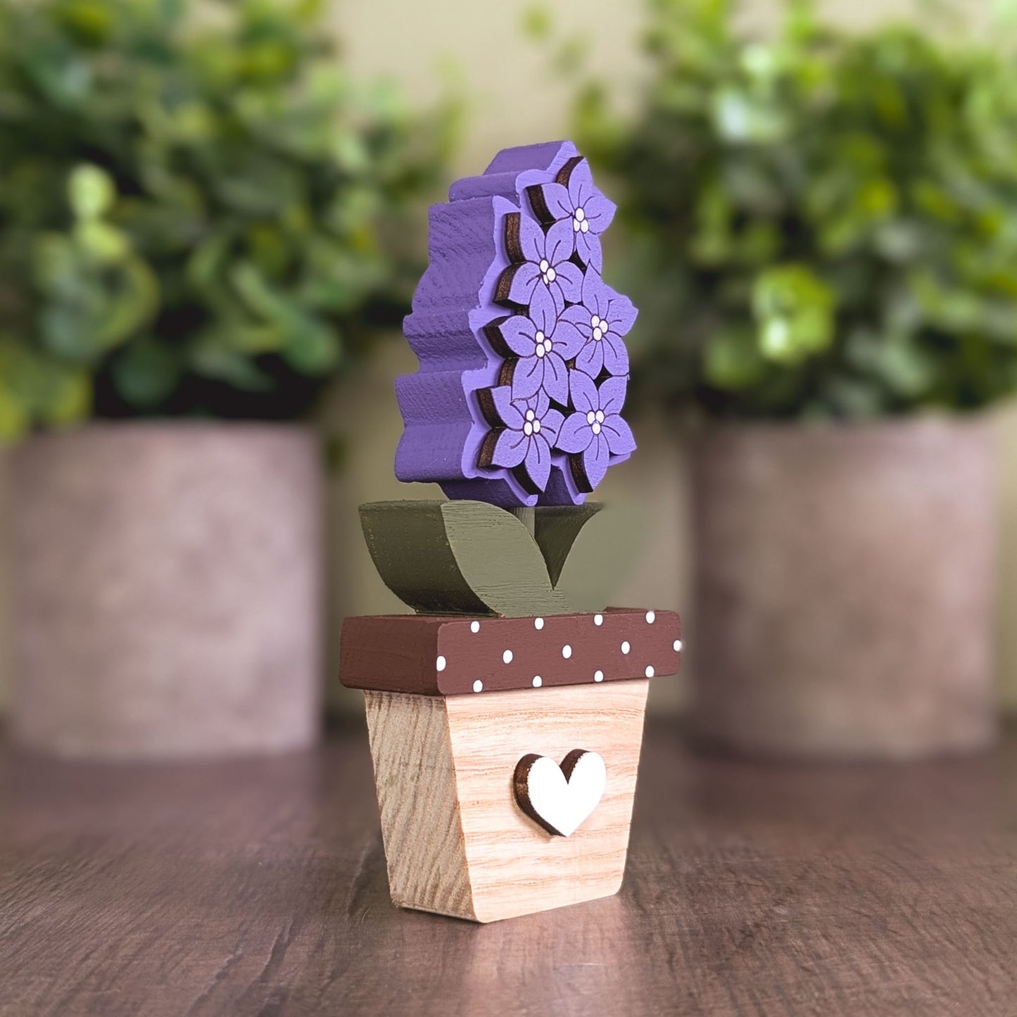 Potted larkspur
