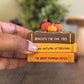Mini autumn bookstack