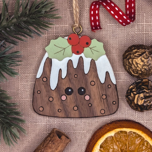 Christmas pudding hanging decoration