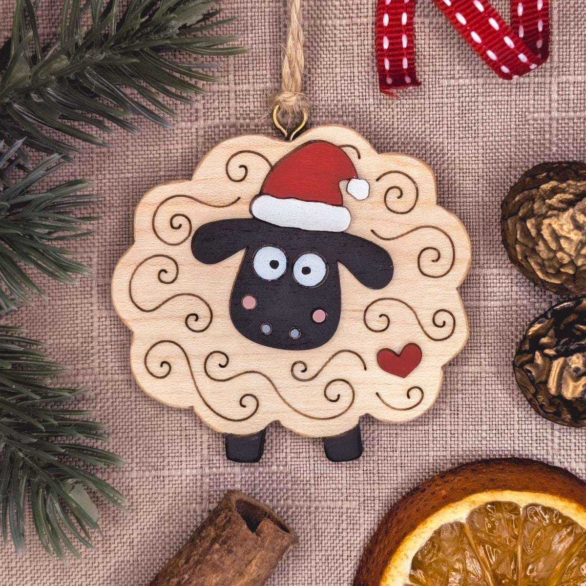 Sheep hanging decoration