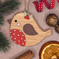 Robin hanging decoration