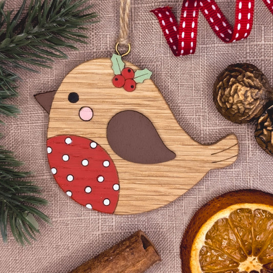 Robin hanging decoration