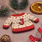 Personalised Christmas jumper hanging decoration