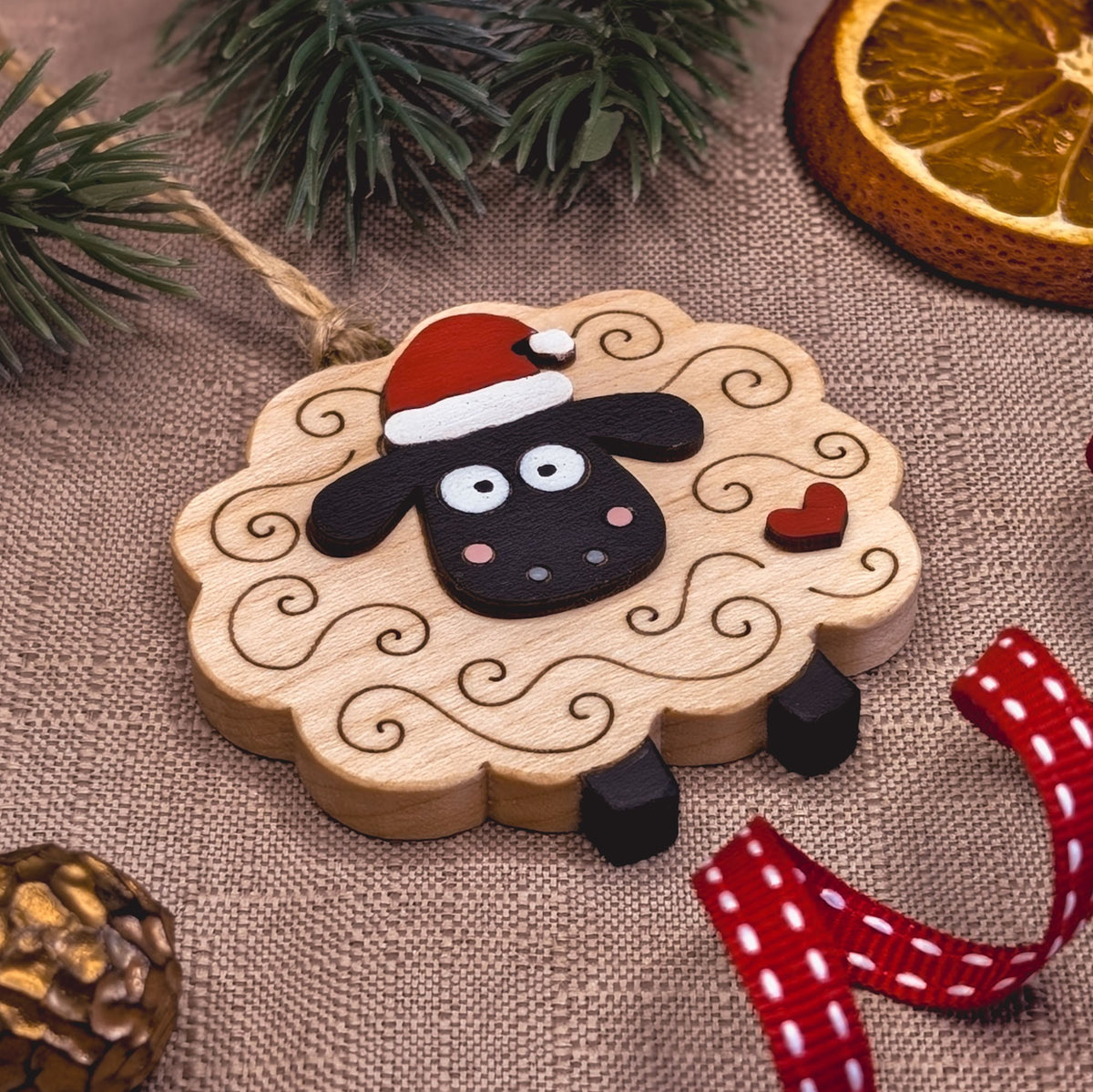 Sheep hanging decoration
