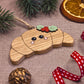 Croissant hanging decoration
