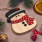 Top hat snowman hanging decoration