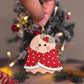 Ghost in blanket hanging decoration