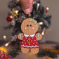 Gingerbread girl hanging decoration