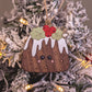 Christmas pudding hanging decoration