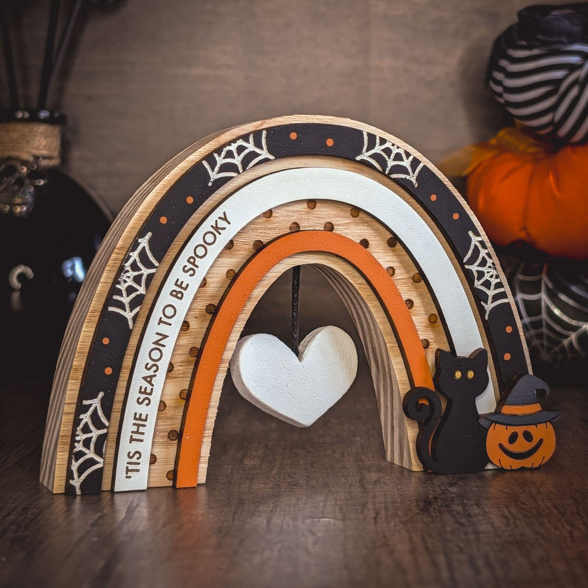 Personalised halloween rainbow