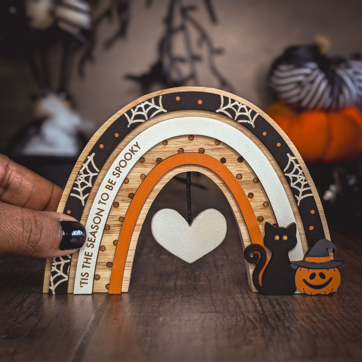Personalised halloween rainbow