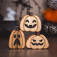 Mini maple wood pumpkin