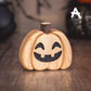 Mini maple wood pumpkin