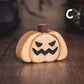 Mini maple wood pumpkin