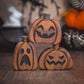 Mini walnut wood pumpkin