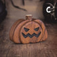 Mini walnut wood pumpkin