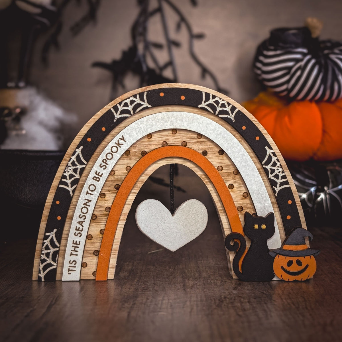 Personalised halloween rainbow