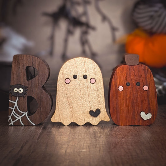 Hardwood BOO sign