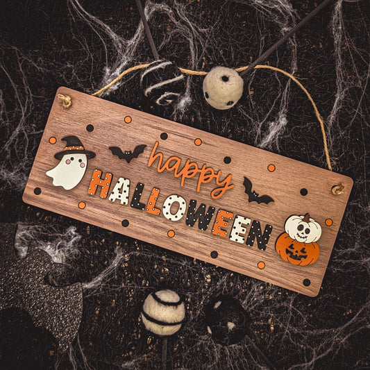 Happy Halloween sign