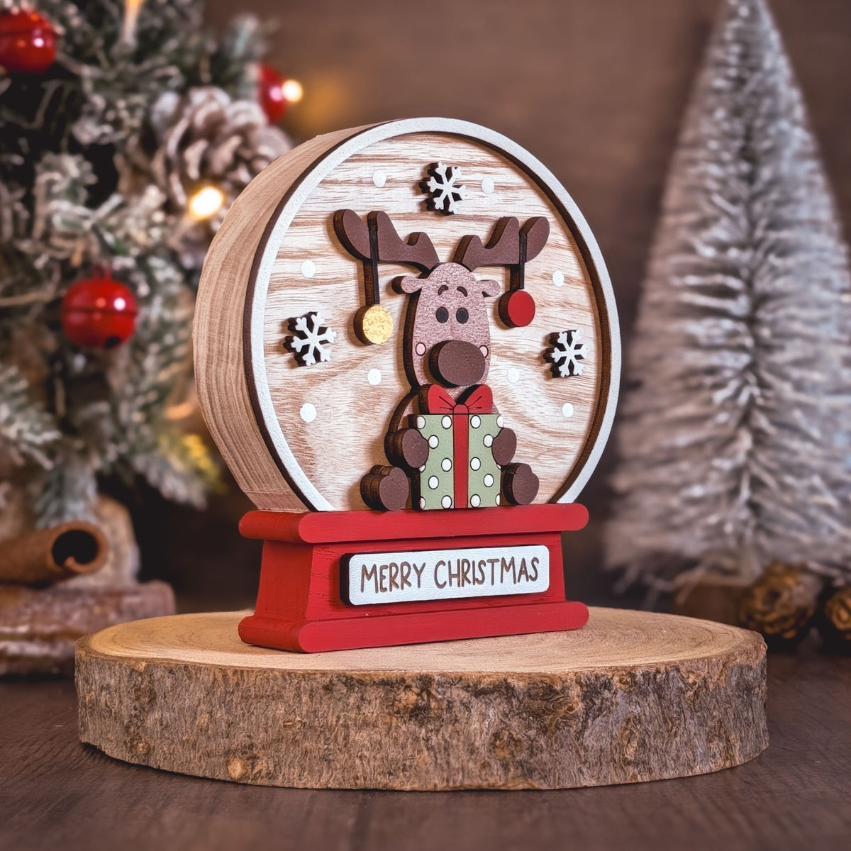 Christmas snow globe