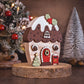 Christmas pudding fairy house