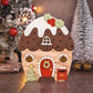 Christmas pudding fairy house