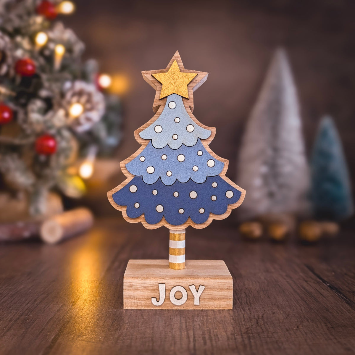 Christmas tree - blue