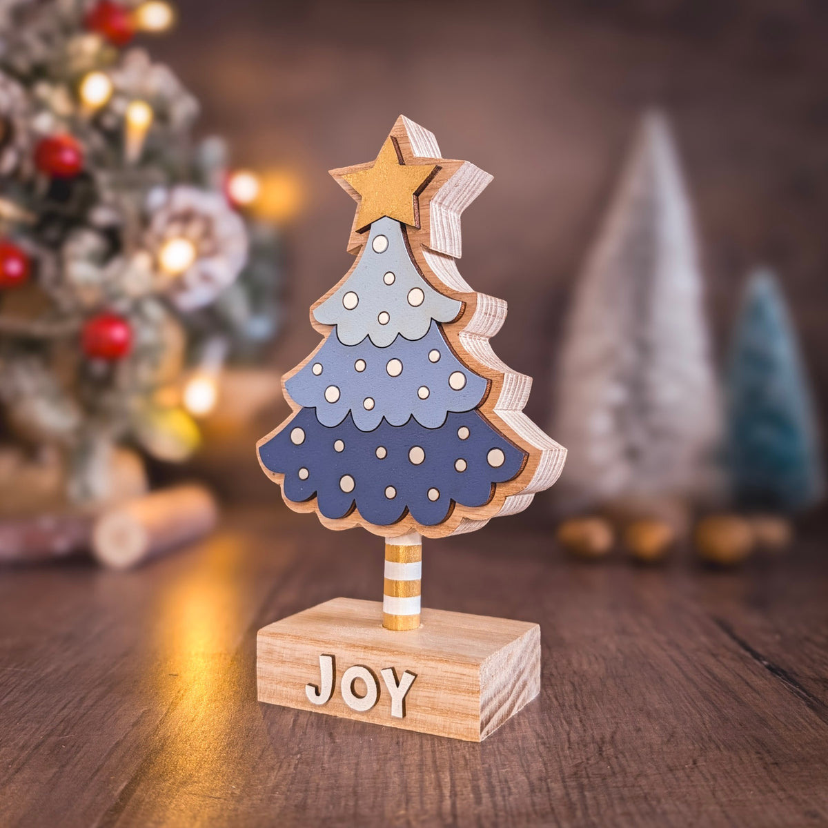 Christmas tree - blue