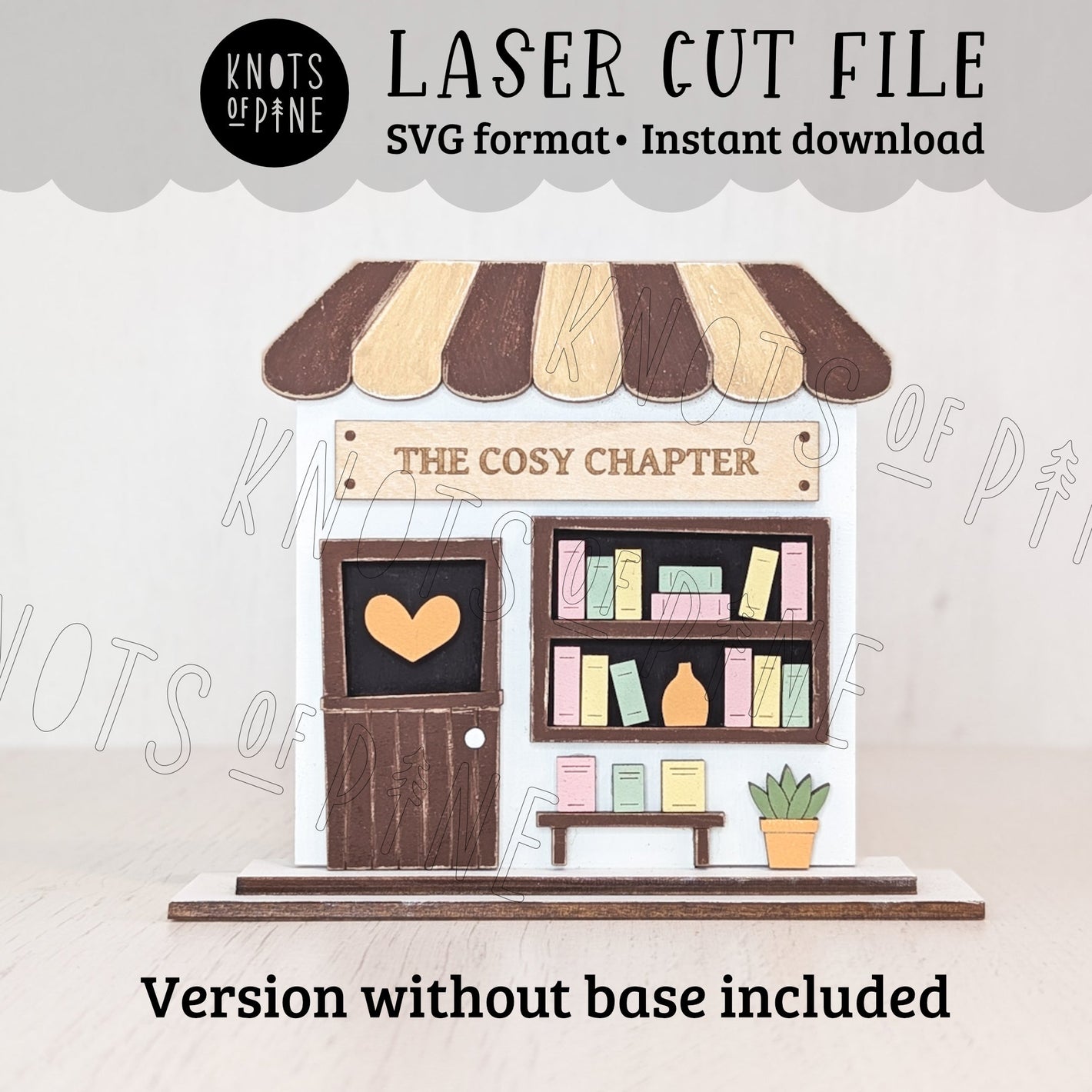 Bookshop laser cut file